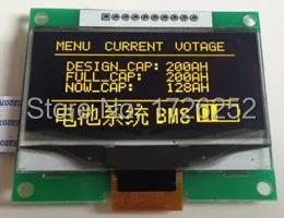 1,5-дюймовый 10-контактный желтый OLED-экран SSD1305 Drive IC 128*64 SPI Интерфейс
