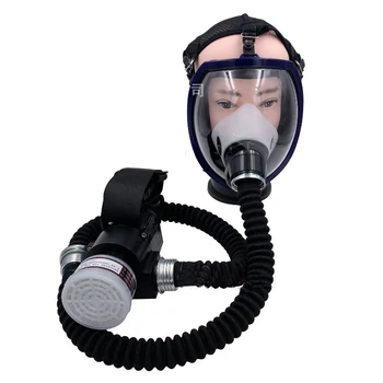 1 Комплект Средств безопасности на рабочем месте Защитная маска Электрическая Система подачи воздуха с постоянным потоком Воздуха Полнолицевая Противогаз Респиратор