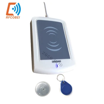 13,56 МГц USB NFC RFID Card Программатор Считыватель Писатель ER302 + Бесплатное программное обеспечение + SDK + 2 шт Тестирование RFID-карт Ntag203 Теги