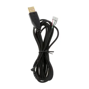 2,25 м USB-кабель для мыши, линия мыши в оплетке, прочная для мыши Naga 2014