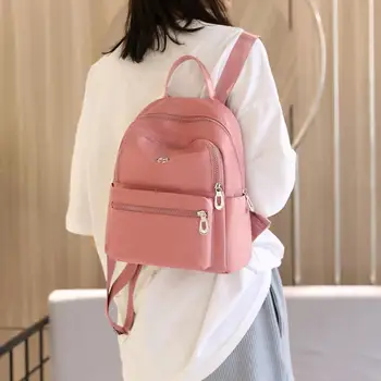 2023 Новый Дизайнерский Нейлоновый рюкзак для подростков, студентов, однотонная школьная сумка Mochila, женская дорожная сумка, сумка на плечо для девочек
