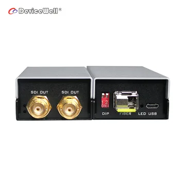 DeviceWell FD120112G волоконно-оптический аудио-видео конвертер-удлинитель