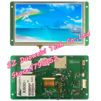 DMT80480T070_ 09WT 7-дюймовый промышленный экран с последовательным портом DGUS, промышленный сенсорный экран с широкой температурой и высокой яркостью