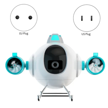 Full HD 3MP Ночная Полноцветная AI-Отслеживающая Беспроводная Камера ВИДЕОНАБЛЮДЕНИЯ Safe Home Baby WIFI Smart Camera White US Plug
