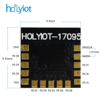 Holyiot NRF52832 WL-CSP Bluetooth Модуль с низким Энергопотреблением BLE 5.0 Модули беспроводной автоматизации для Bluetooth Mesh FCC, модули IOT BLE
