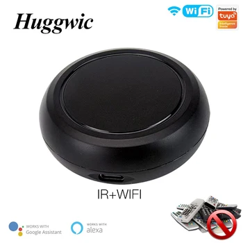 Huggwic WiFi ИК-пульт Дистанционного Управления Умный Дом Tuya Инфракрасный контроллер для Alexa Google Assistant