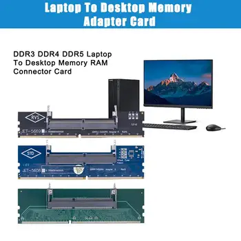 SO-DIMM для подключения к ПК Карты DIMM DDR3 DDR4 DDR5 для подключения ноутбука к настольному КОМПЬЮТЕРУ Карта памяти RAM Connector