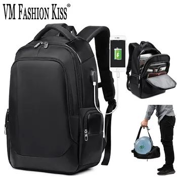 VM FASHION KISS Высококачественный USB-Пакет Для Зарядки A Dos Pc 15,6 Pouces Дорожный Рюкзак Водонепроницаемый Износостойкий Рюкзак Для Ноутбука