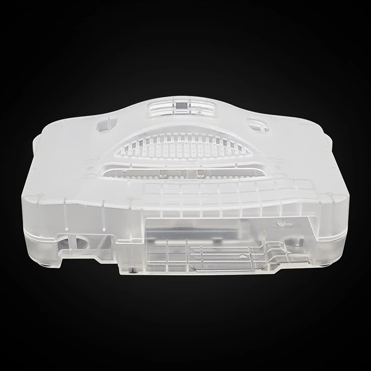 Сменный пластиковый корпус, прозрачный чехол для игровой консоли N64 в стиле ретро, прозрачные коробки