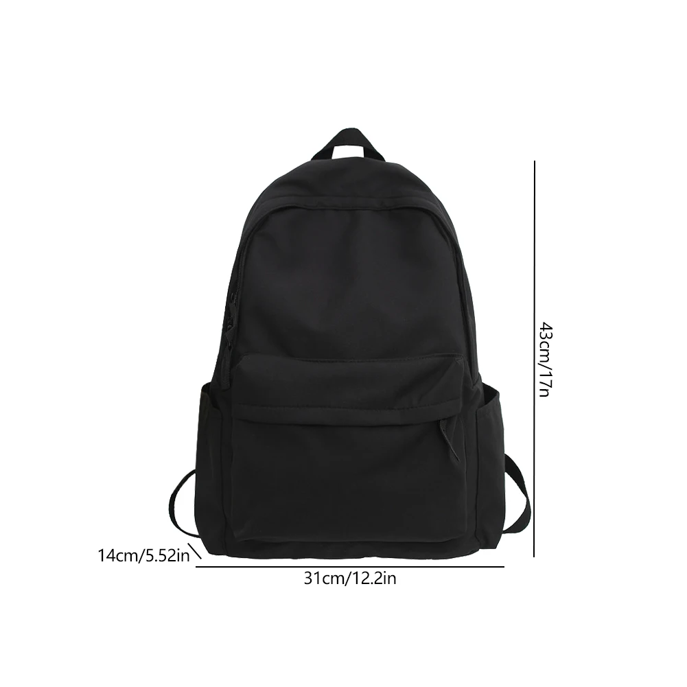 Нейлоновая студенческая сумка через плечо, легкая школьная сумка большой емкости на молнии, износостойкая, водонепроницаемая для повседневного отдыха