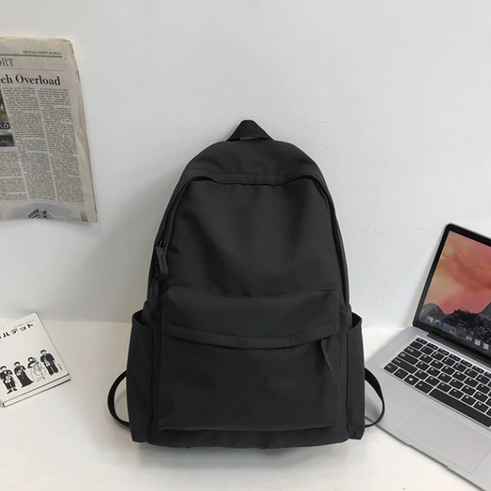 Нейлоновая студенческая сумка через плечо, легкая школьная сумка большой емкости на молнии, износостойкая, водонепроницаемая для повседневного отдыха