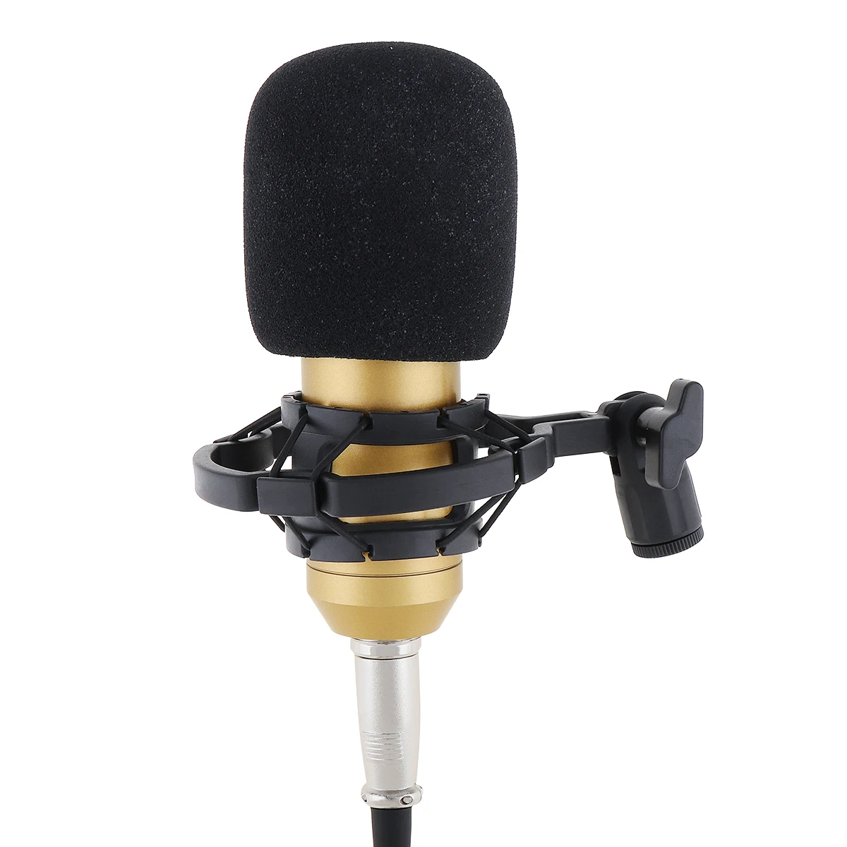 Профессиональный металлический конденсаторный микрофон BM-700 с цепным управлением и позолоченной головкой с большой диафрагмой для студии /KTV