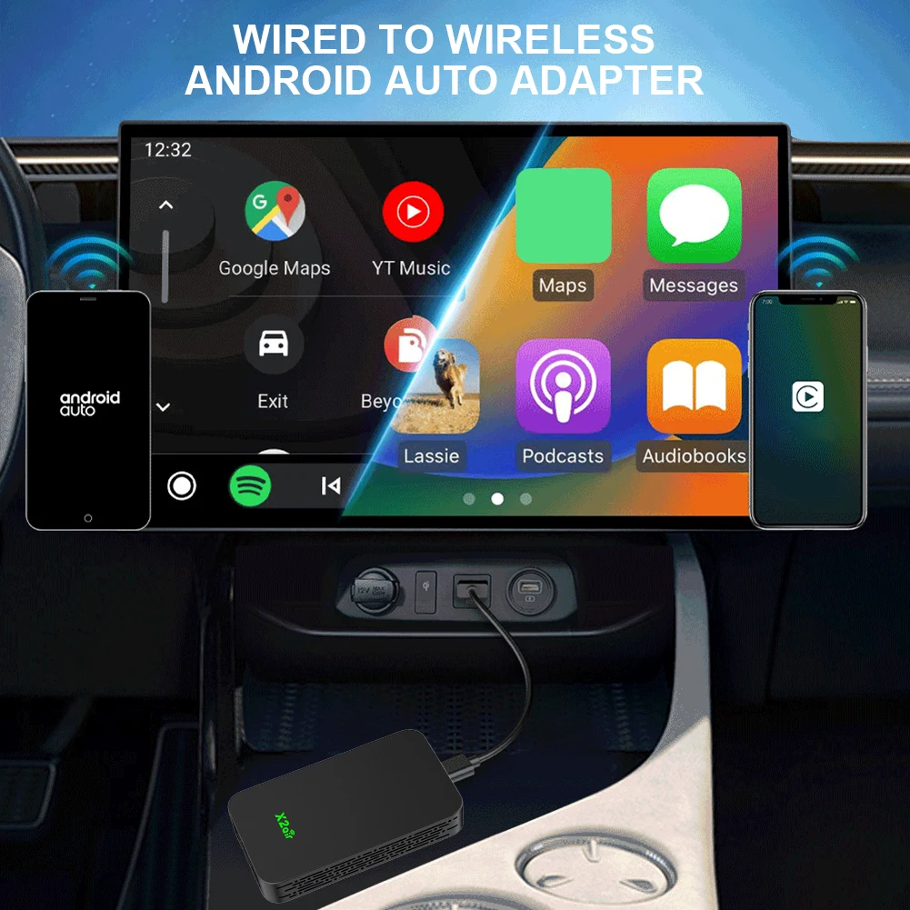 2023 CarlinKit 5.0 2air CarPlay Беспроводной Android Автоматический Беспроводной Адаптер для Toyota Mazda ford Volkswagen Peugeot Skoda KIA Haval