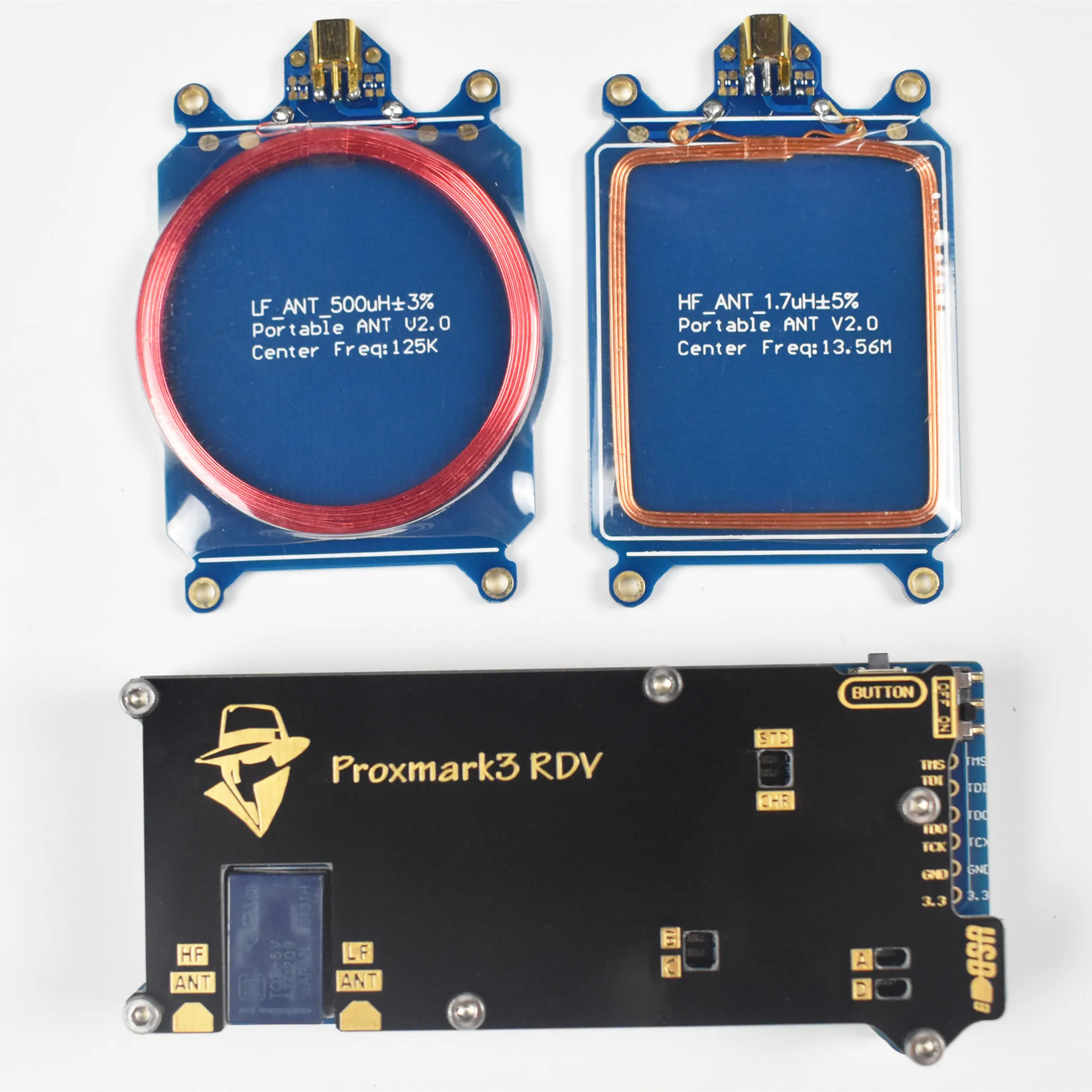 Наборы для разработки Proxmark3 V2 RFID Cloner Дубликатор Считыватель Писатель UID T5577 NFC Копировальный аппарат Proxmark 3 Clone Crack