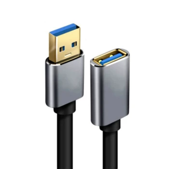 Алюминиевый Удлинитель USB 3,0 5 Гбит/с, кабель для передачи данных от мужчины к женщине, Удлинитель USB 3,0 для ПК ТВ 3,28 фута/6,56 фута Опционально