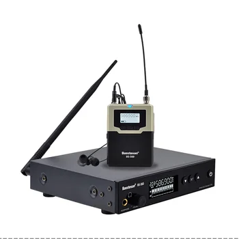 Беспроводной микрофон BS-560 в ушной системе мониторинга для использования на сцене