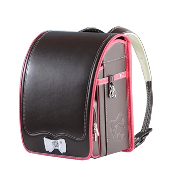 Высококачественная детская школьная сумка из искусственной кожи, брендовый рюкзак Для мальчиков и девочек, Японская сумка-книжка с откидной крышкой, Рюкзак Mochilas Infantis