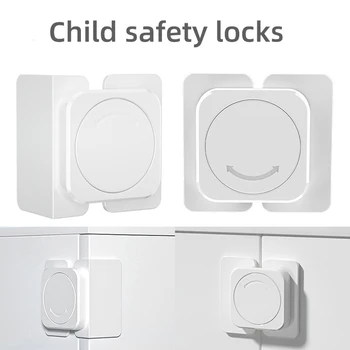 Детские защитные замки, дверной замок холодильника, многофункциональная защита от защемления рук Ребенком, Защита от дверного ящика домашнего шкафа