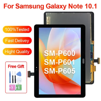 Для Samsung Galaxy Tab Note 10.1 2014 Edition SM-P600 P601 P605 ЖК-дисплей Панель Сенсорного экрана Дигитайзер В Сборе Замена