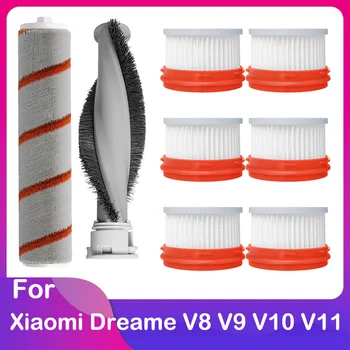 Для Xiaomi Dreame V8 V9 V9B V9P XR V10 V11 Беспроводной Ручной Пылесос Основная Щетка HEPA Фильтр Аксессуары Комплект Запасных Частей