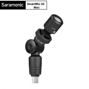 Мини-смартфон Saramonic SmartMic Di, Подключаемый и воспроизводимый микрофон, Видеозапись Аудио для iPhone ipad, прямая трансляция видеозаписи