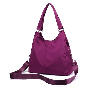 Новая повседневная женская сумка, водонепроницаемая нейлоновая сумка на плечо, модный дизайн, хорошее качество, износостойкие большие сумки-тоут