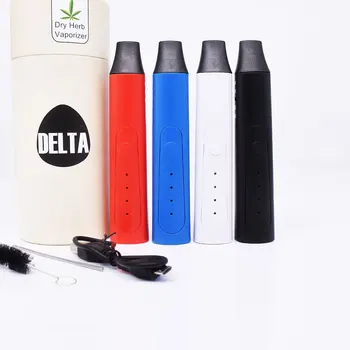 Новейший DELTA Dry Herb Vaporizer mod наборы 2200 мАч Встроенный аккумулятор Ручка для кальяна Smoke Vaping mod Электронная сигарета vs Conqueror