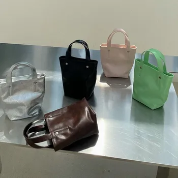 Повседневная Простая сумка-мессенджер Jenny & Dave, женская сумка-мессенджер Ins, французская модная сумка ручной работы из воловьей кожи, ретро-сумка-ведро