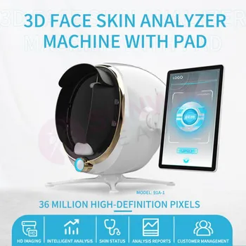 Портативная Машина для анализа кожи 3D Сканер для лица Анализатор кожи Для анализа лица Оборудование для красоты Поддерживает несколько языков