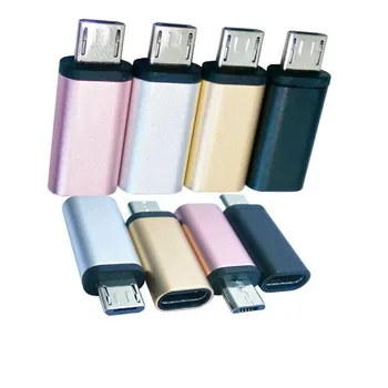 Разъем адаптера USB Type C к Micro USB Android для смартфона, планшета, преобразователя Micro USB Male в Type C Female