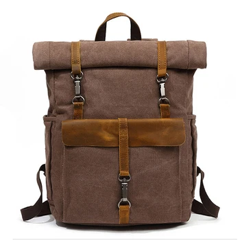 Рюкзак, мужская ретро-сумка через плечо, студенческий рюкзак, уличная носимая дорожная сумка