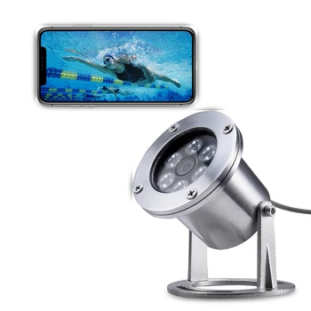 Самая продаваемая IP-камера для подводной рыбалки с интеллектуальным индукционным освещением из нержавеющей стали 304 В 2023 году может быть постоянно установлена