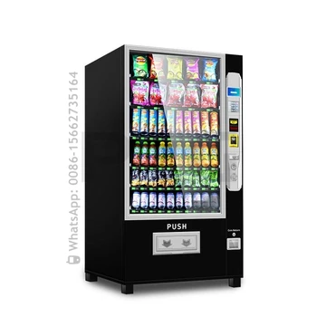 Торговый автомат для колы, картофельных чипсов, Закусок и напитков с комбинированной светодиодной подсветкой, Автомат для газировки, Торговый автомат для продуктов питания и закусок