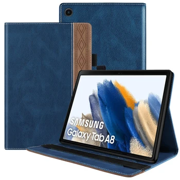 Чехол для Samsung Galaxy Tab A8 10,5 Дюймов 2022/2021 SM-X207 SM-X205 SM-X200, откидной кожаный чехол из искусственной кожи для Galaxy Tab A8 10,5 